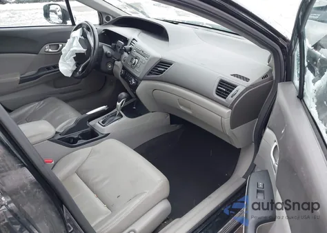 2012 Honda Civic Ex-L z USA, uszkodzony, nr VIN 19XFB2F93CE000687